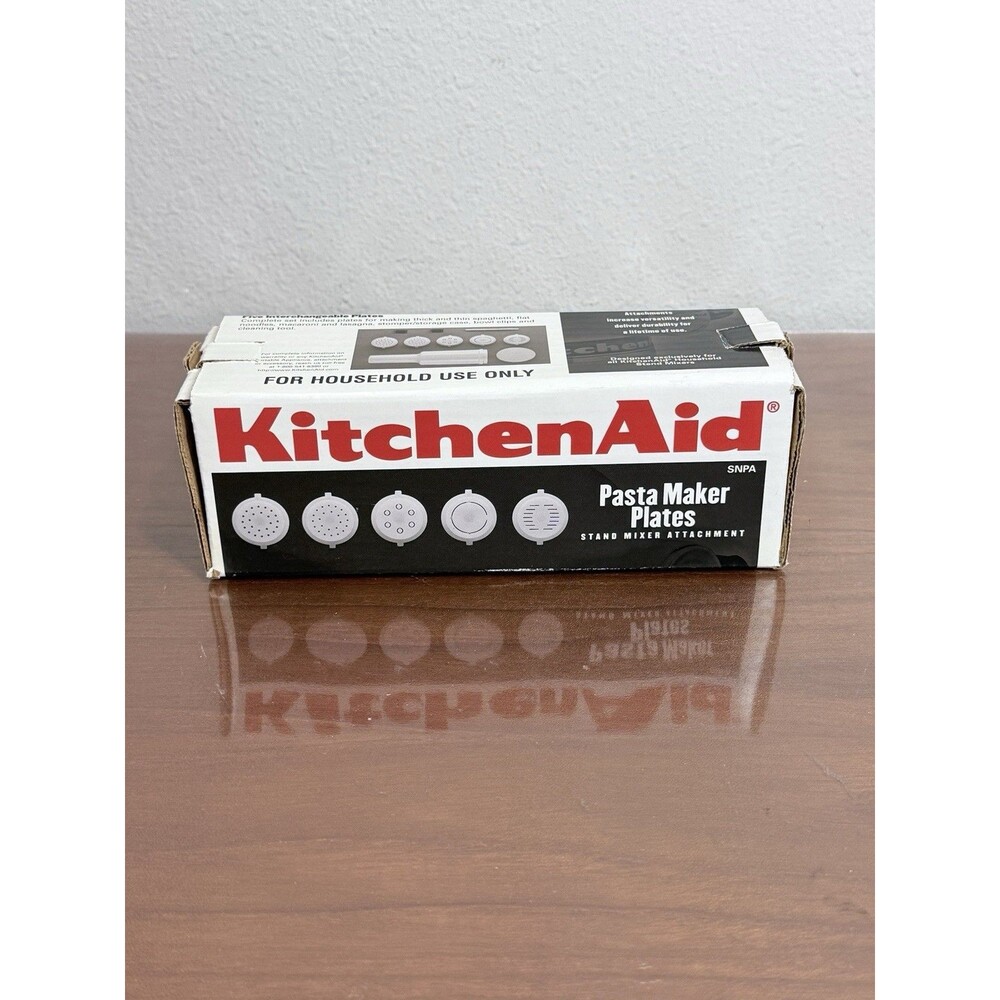 KitchenAid FGA Pasta Maker Attachment Plates Set for Stand Mixer New Open Box